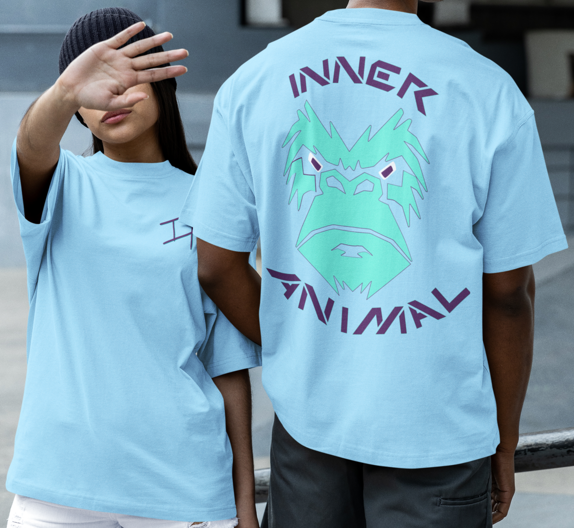Classic Aqua/Purple